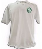POLO MASCULINA  PALMEIRAS BRANCA